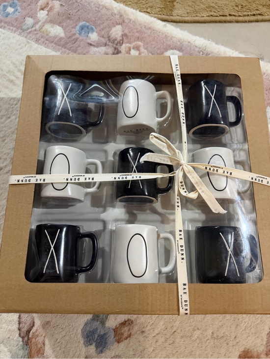 Rae Dunn Other - Rae Dunn Black & White Espresso Mug Set - 12pc. Rae Dunn